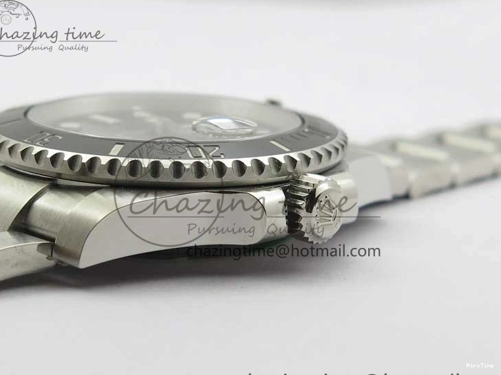 MiroTime 0307 Submariner 116610 LN Black Ceramic 316L Steel Noob 1:1 Best Edition V10. Stretchable 2865